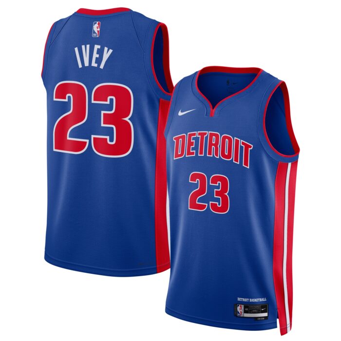 Unisex Detroit Pistons Jaden Ivey Nike Blue 2022 NBA Draft First Round Pick Swingman Jersey – Icon Edition