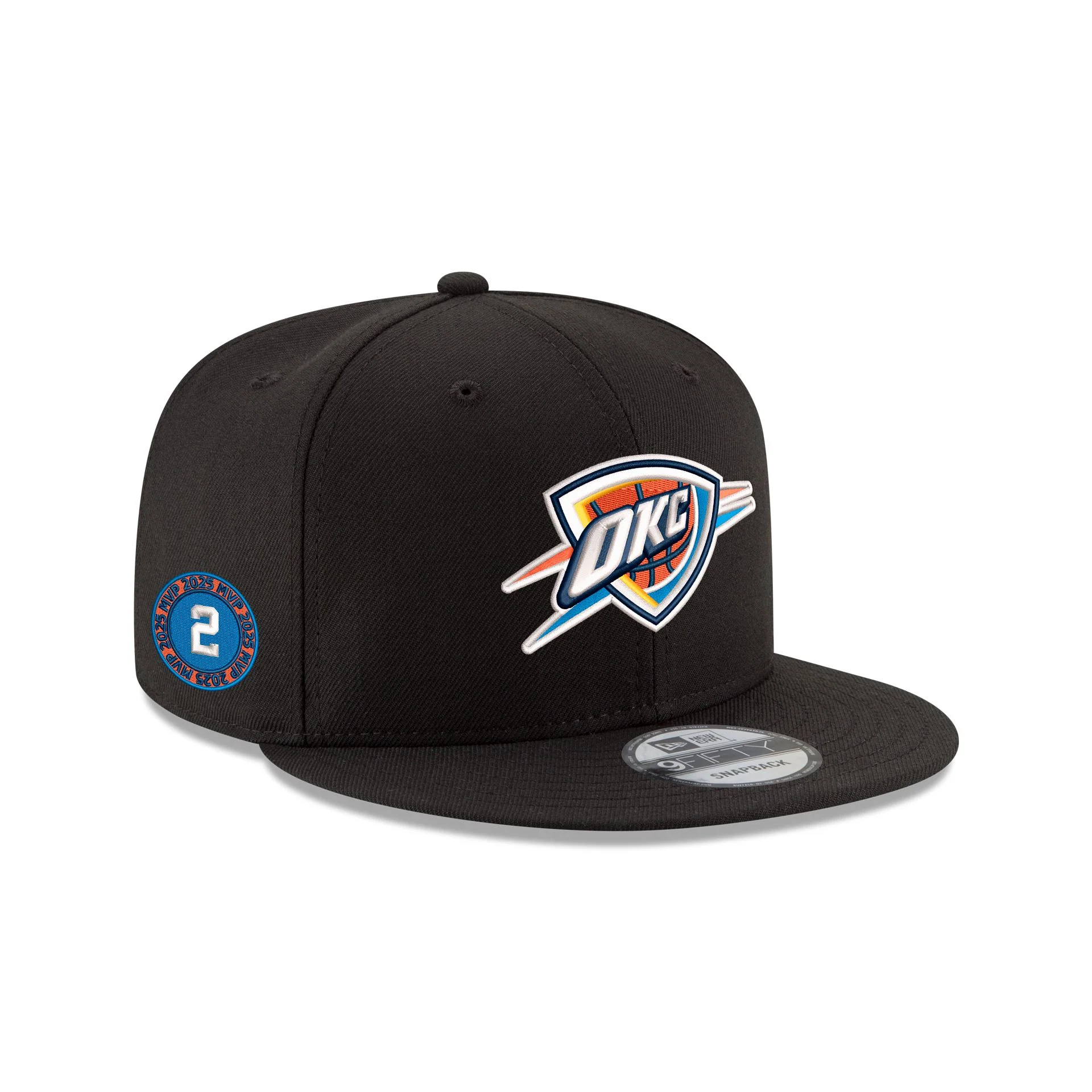 Oklahoma City Thunder Shai Gilgeous-Alexander 2025 MVP Sidepatch 9FIFTY Snapback Hat