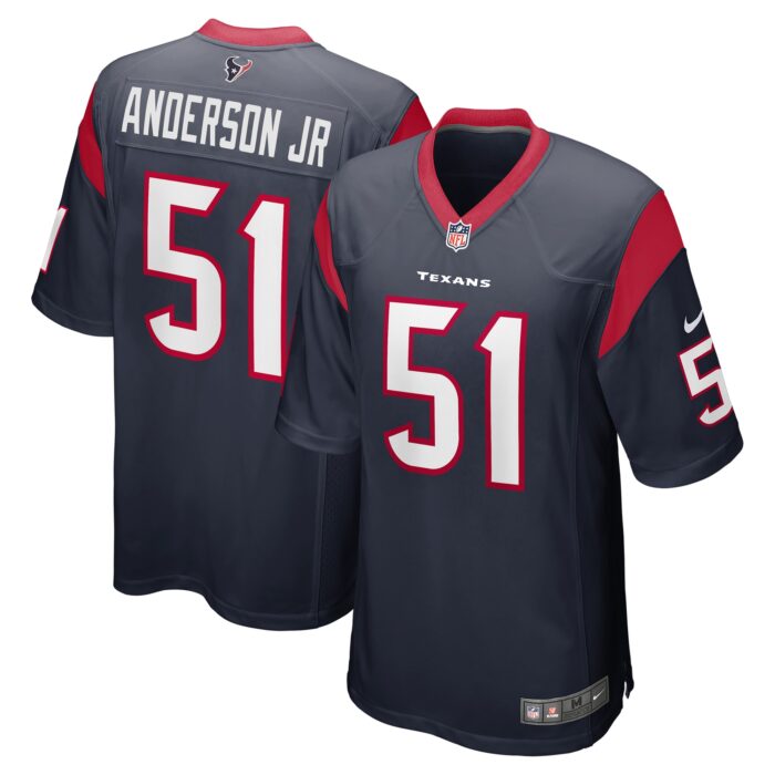 Men’s Houston Texans Will Anderson Jr. Nike Navy 2023 NFL Draft First Round Pick Game Jersey
