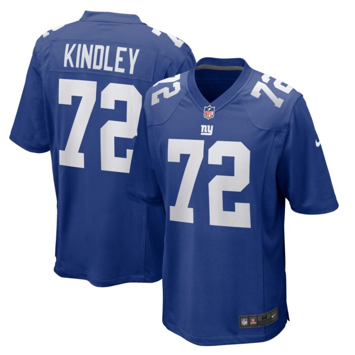 Men’s New York Giants Solomon Kindley Nike Royal Home Game Player Jersey