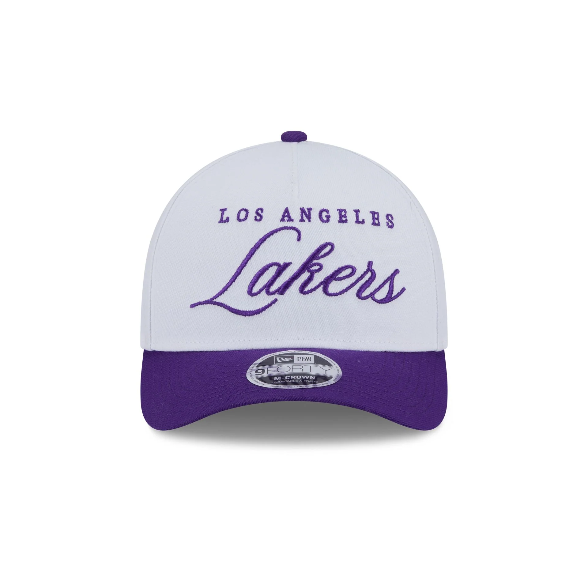 Los Angeles Lakers 2025 Draft 9FORTY M-Crown A-Frame Snapback Hat