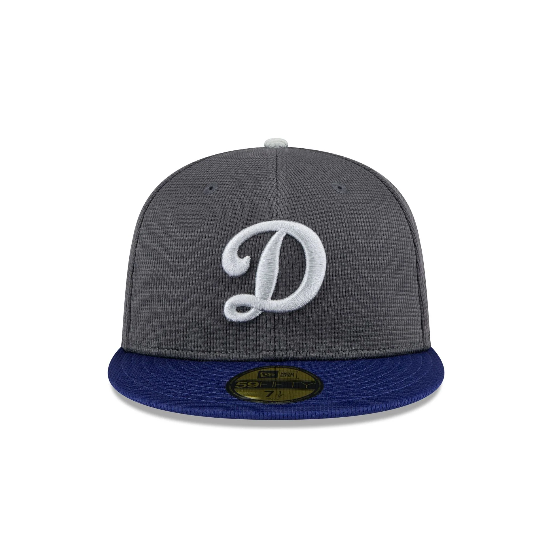 Los Angeles Dodgers 2025 Batting Practice Gray 59FIFTY Fitted Hat