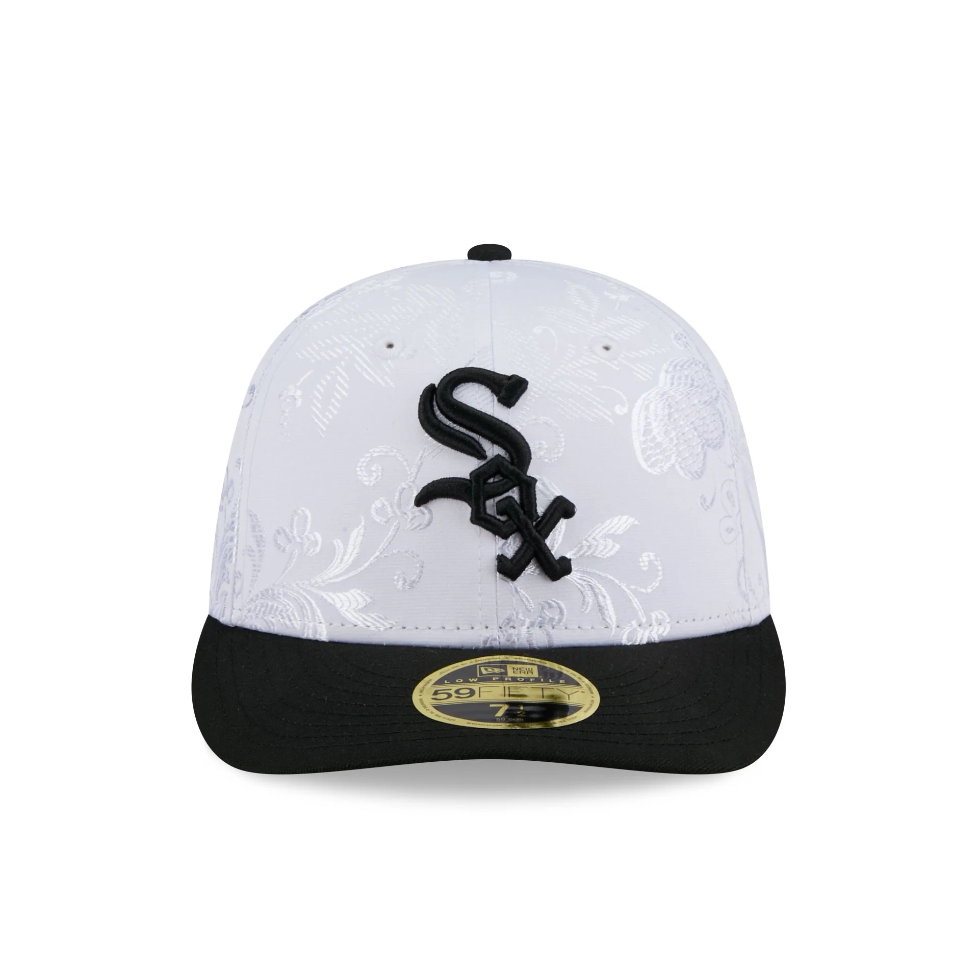 Chicago White Sox Floral Shine Low Profile 59FIFTY Fitted Hat