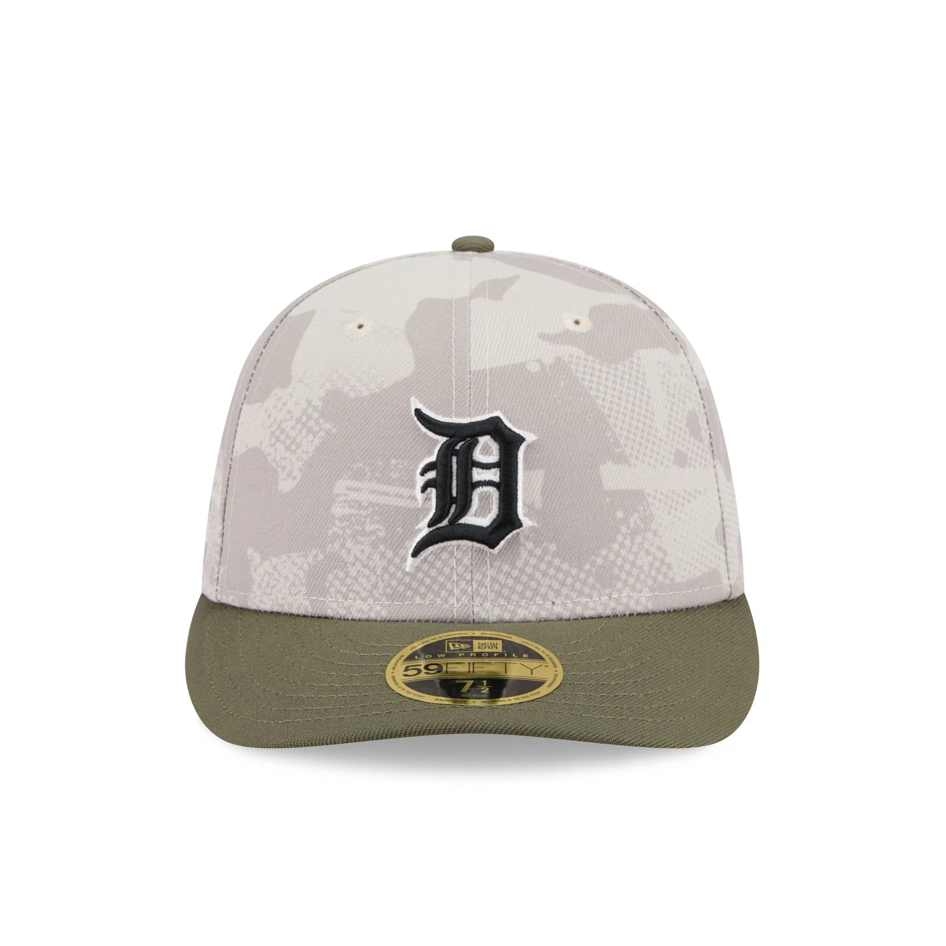 Detroit Tigers Armed Forces Day 2025 Low Profile 59FIFTY Fitted Hat