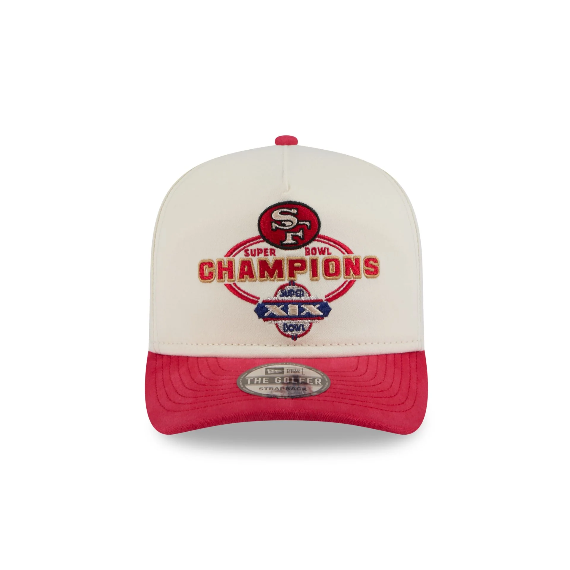San Francisco 49ers Chrome White Champions Golfer Hat