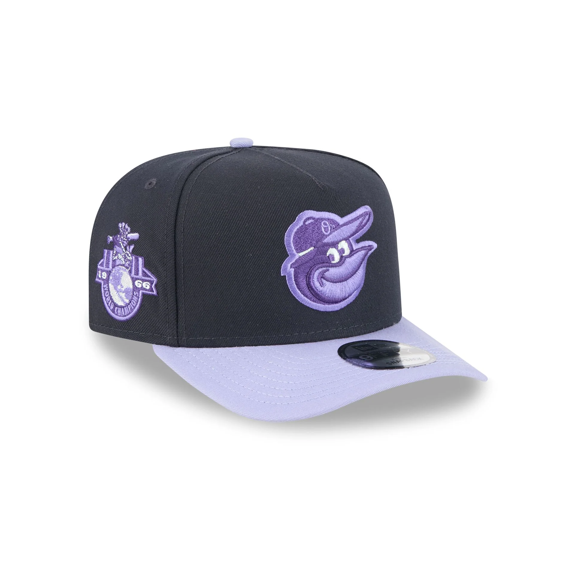 Baltimore Orioles Navy Lavender 9FIFTY A-Frame Snapback Hat
