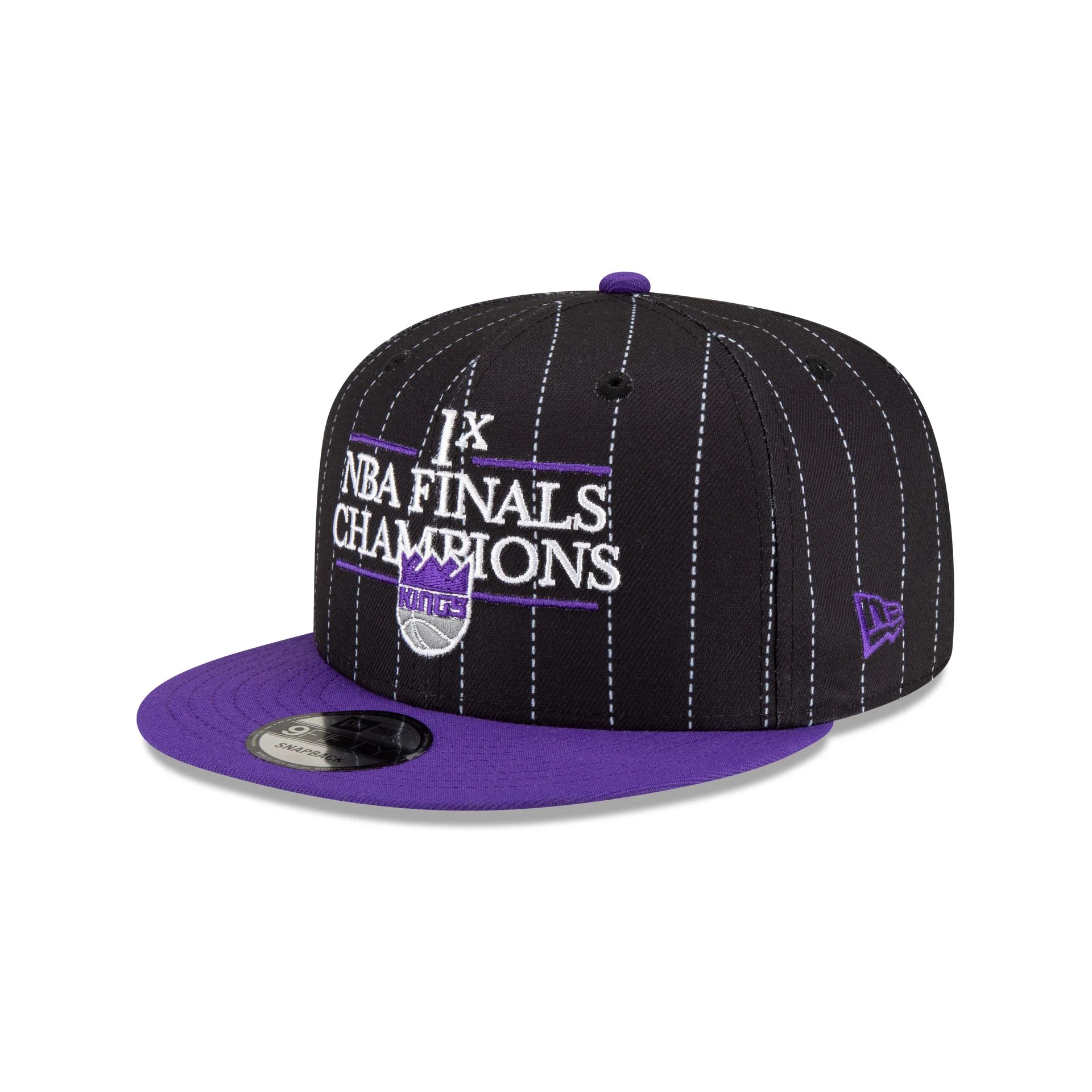 Just Caps NBA Champion Pinstripe Sacramento Kings 9FIFTY Snapback Hat