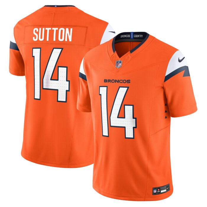 Men’s Denver Broncos Courtland Sutton Nike Orange Mile High Collection Vapor F.U.S.E. Limited Jersey