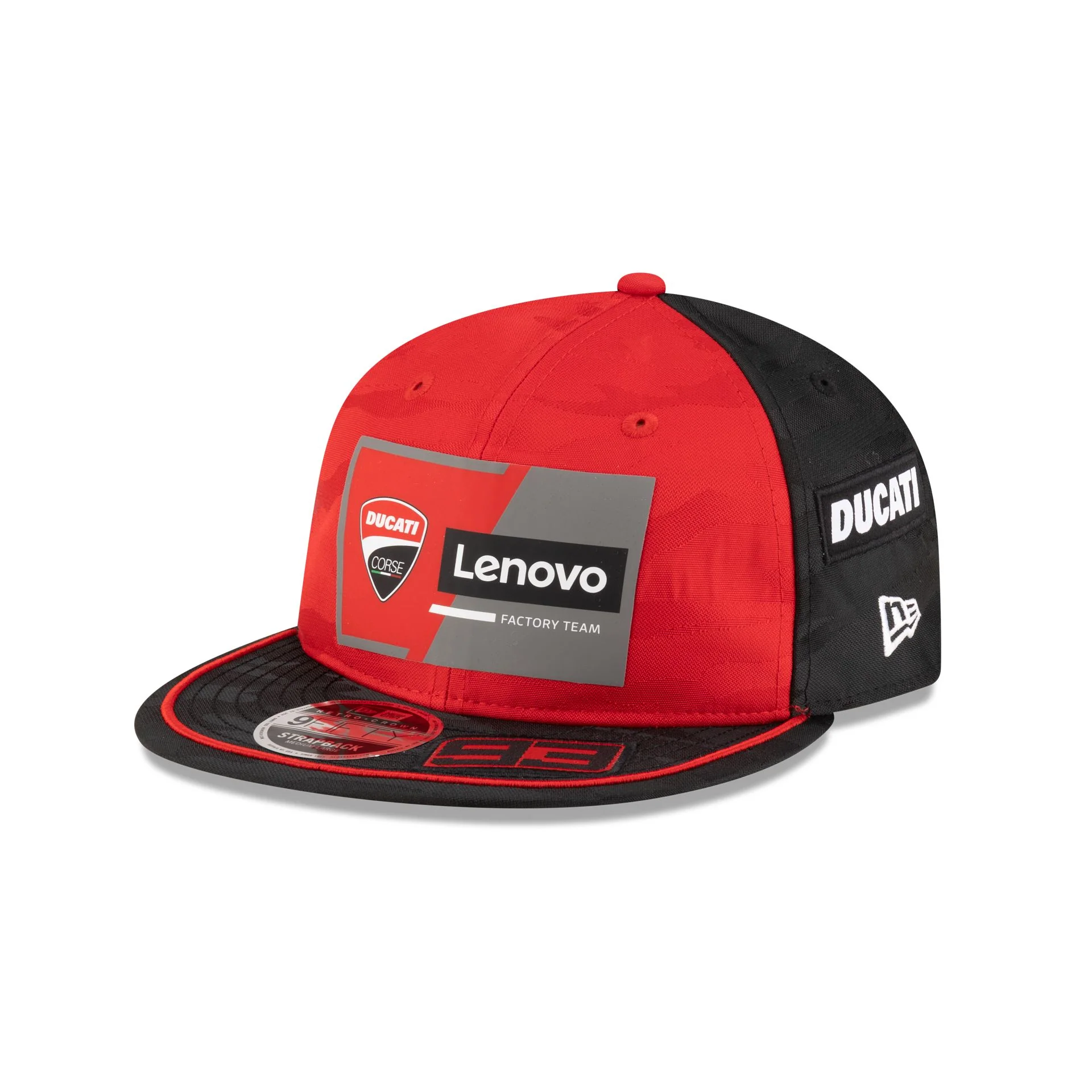 Ducati Lenovo Team MotoGP Marc Marquez Teamline Retro Crown 9FIFTY Adjustable Hat