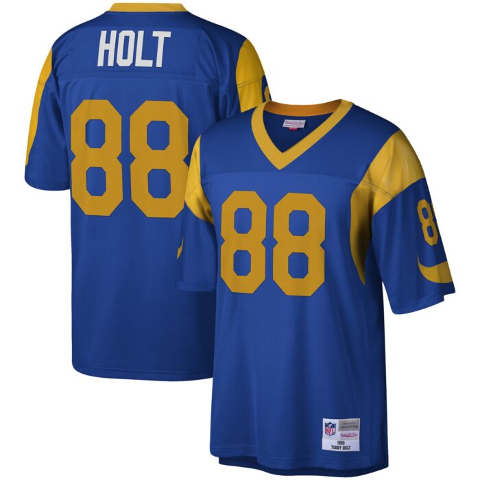 Men’s Los Angeles Rams Torry Holt Mitchell & Ness Royal Legacy Replica Jersey