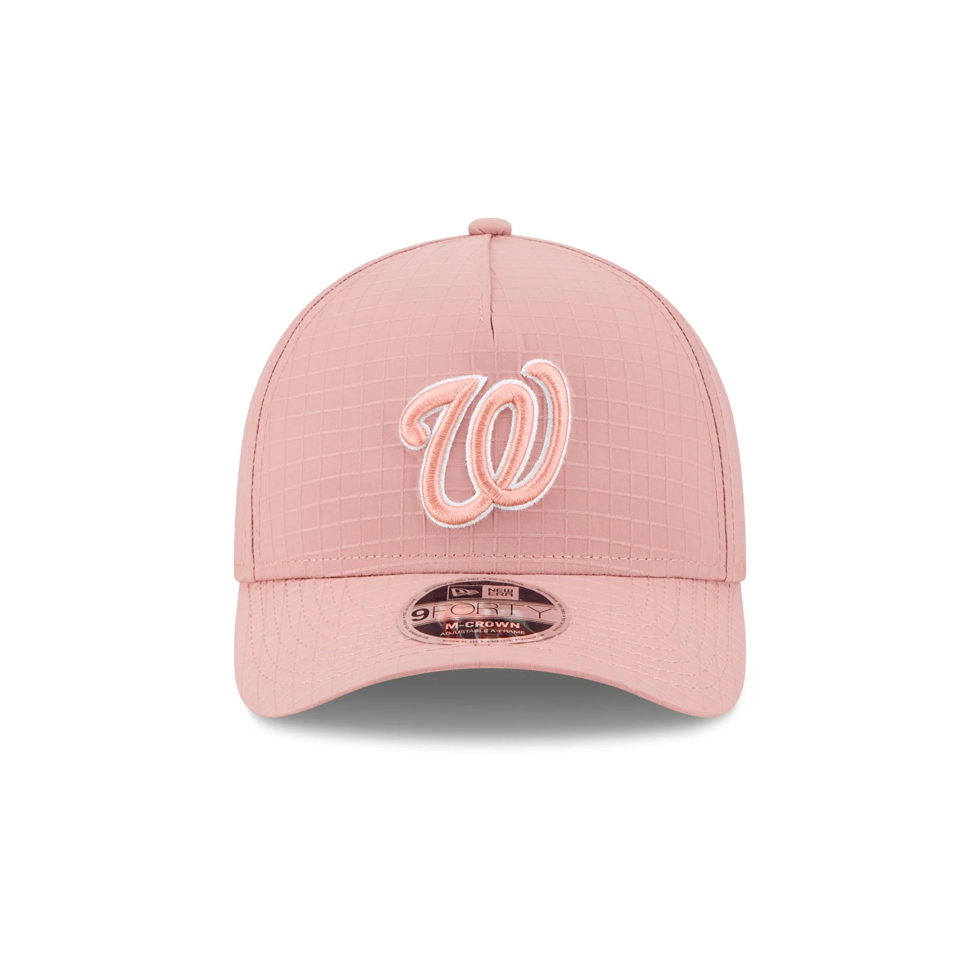 Washington Nationals Pink Ripstop 9FORTY M-Crown A-Frame Snapback Hat