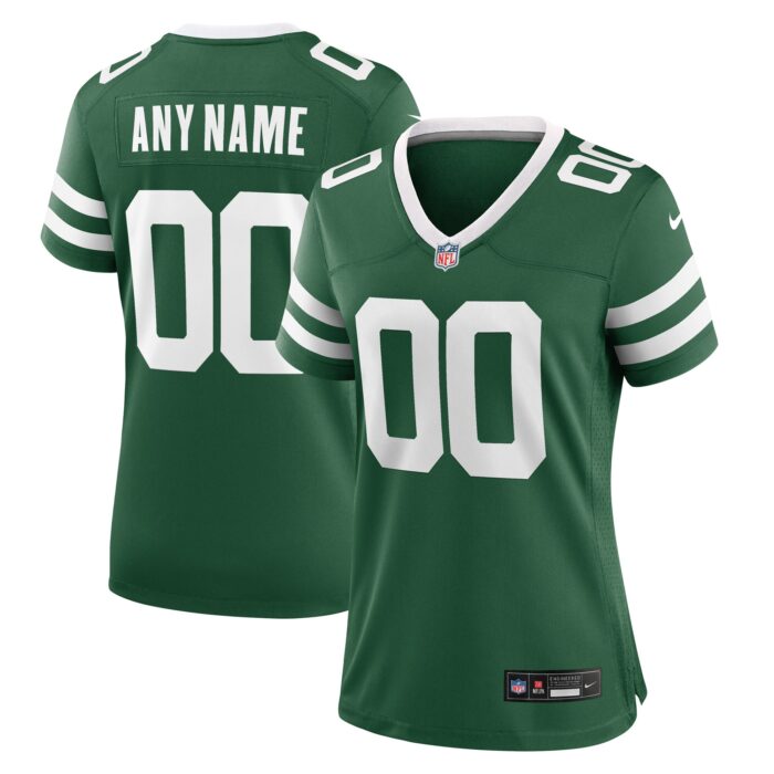 Women’s New York Jets Nike Legacy Green Custom Game Jersey
