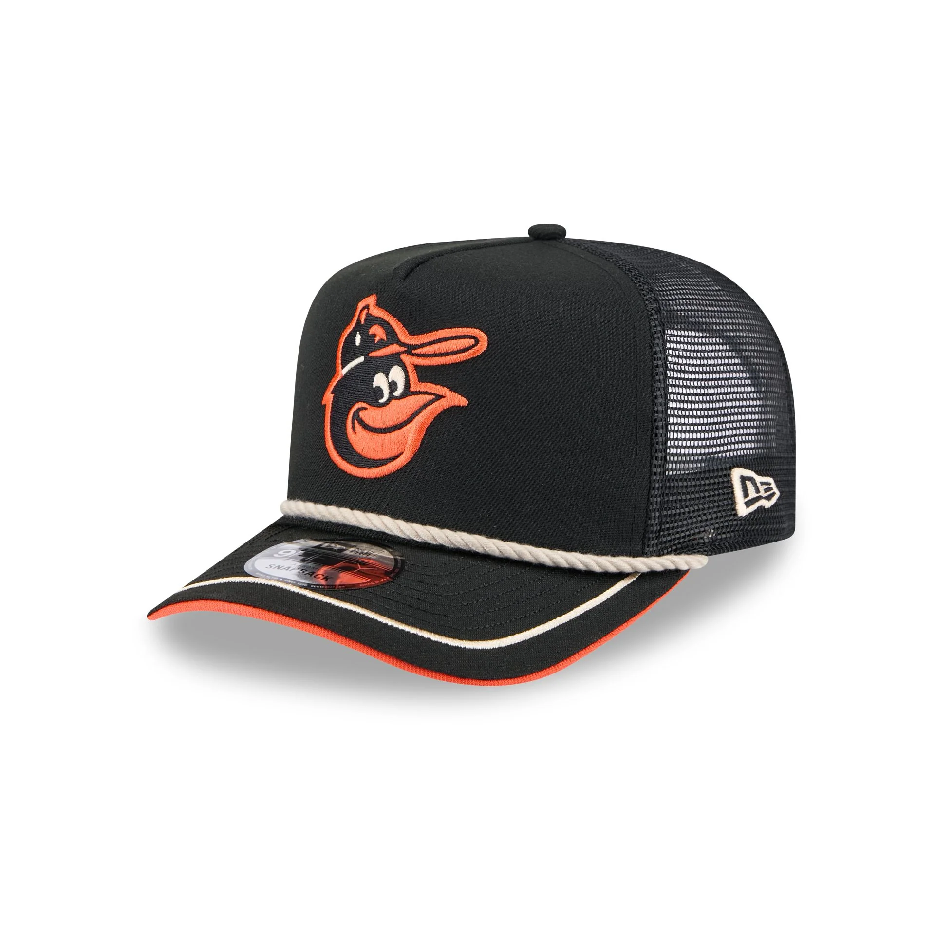 Baltimore Orioles Vintage Team Rope 9FIFTY A-Frame Trucker