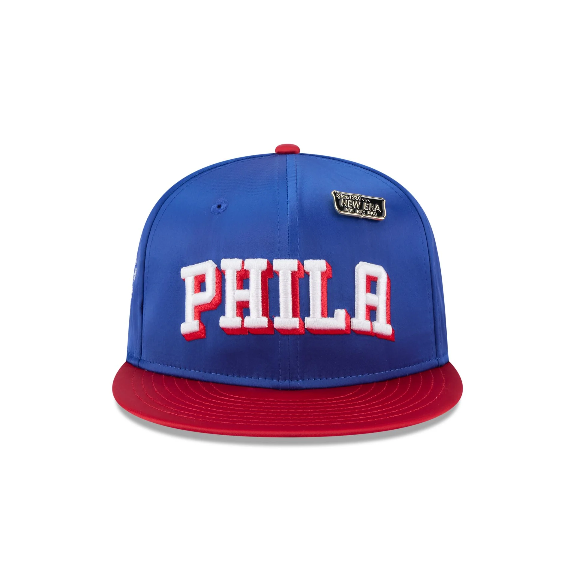 Philadelphia 76ers Satin Pin 9FIFTY Snapback Hat