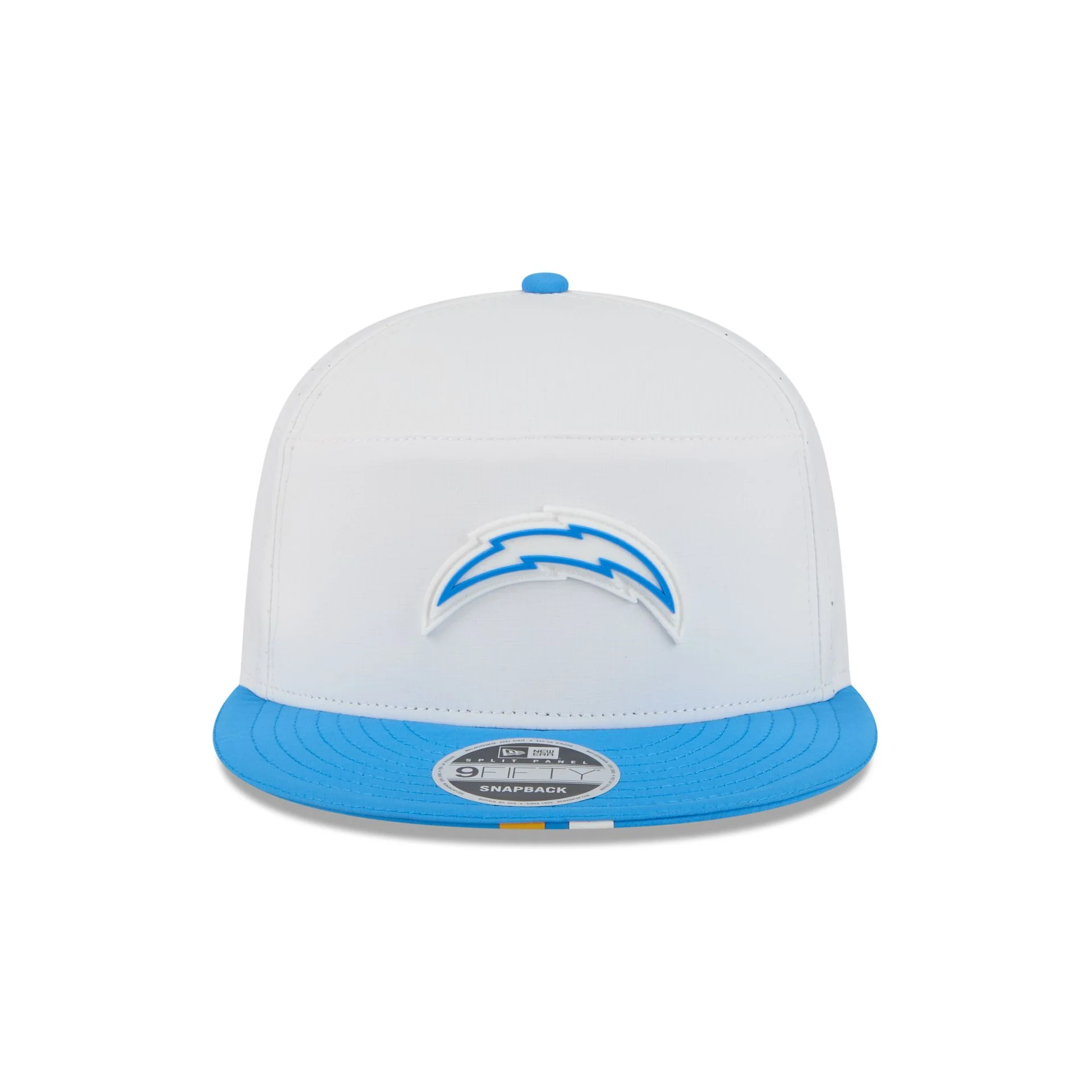 Los Angeles Chargers 2025 Training Split Panel 9FIFTY Snapback Hat