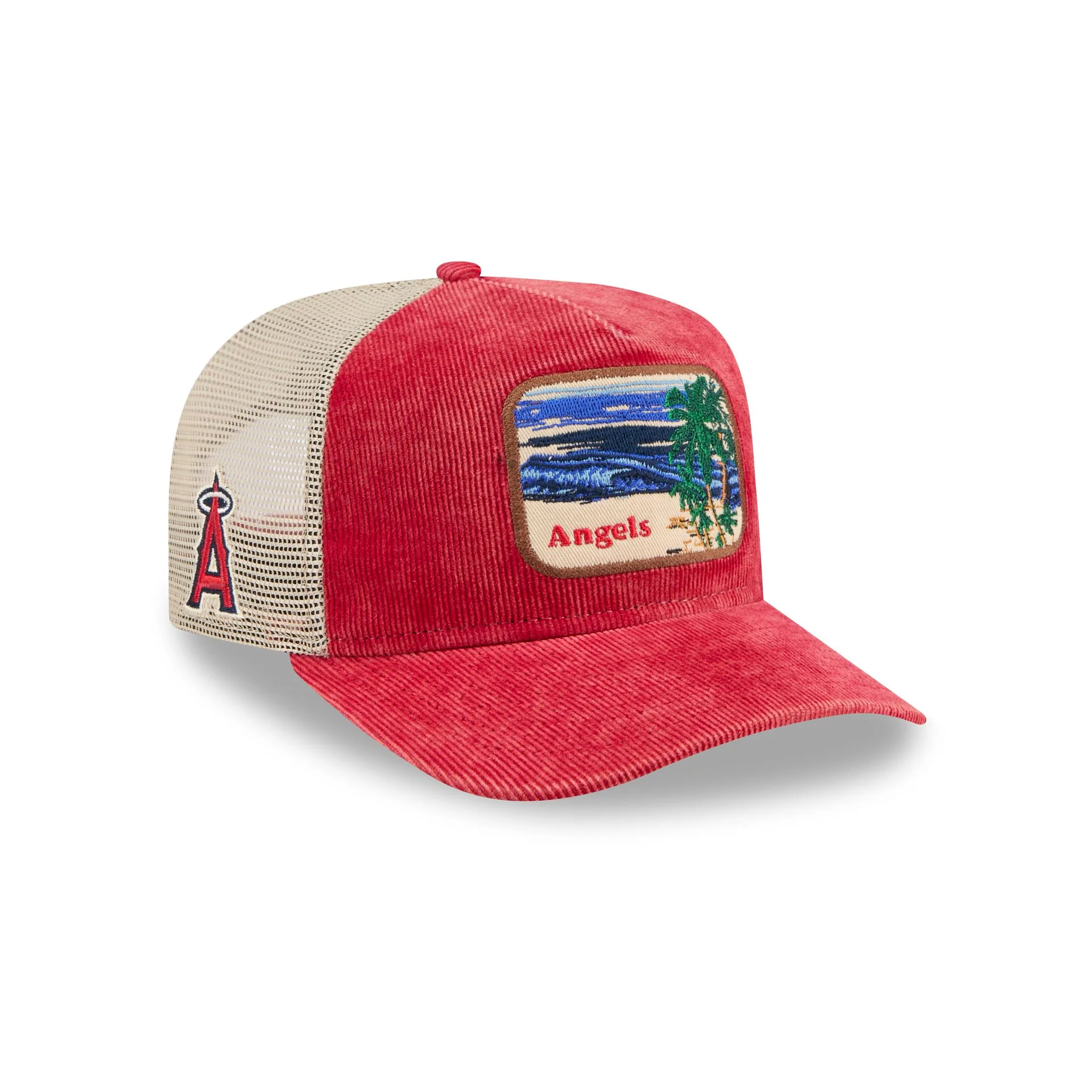 Los Angeles Angels Vintage Landscape 9FIFTY A-Frame Trucker Hat