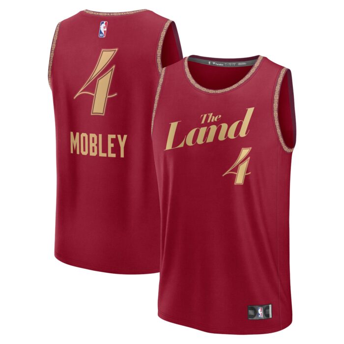 Men’s Cleveland Cavaliers Evan Mobley Fanatics Wine Fast Break Jersey – City Edition