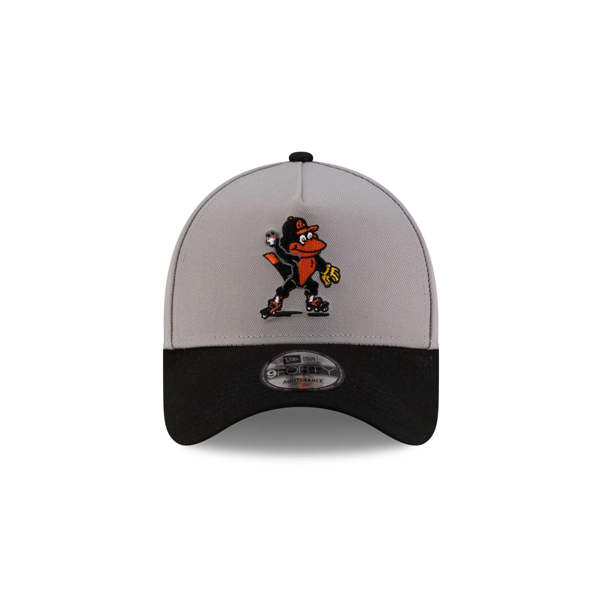 Baltimore Orioles Mascot Gray 9FORTY A-Frame Snapback Hat
