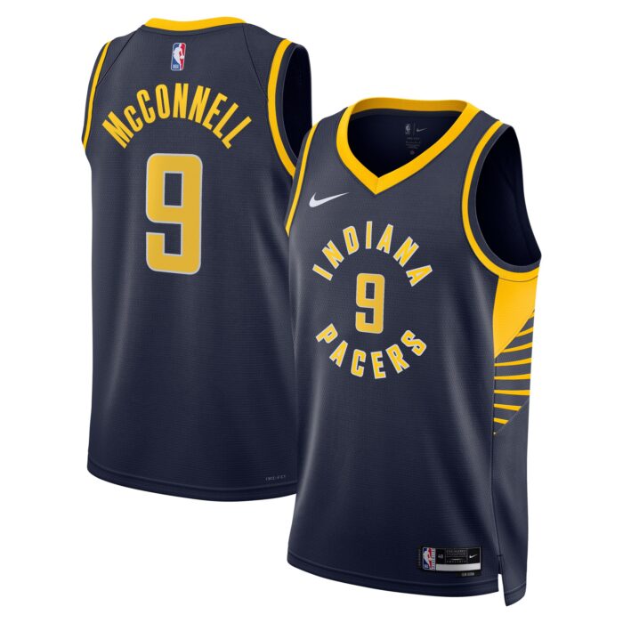 Unisex Indiana Pacers T.J. McConnell Nike Navy Swingman Replica Jersey – Icon Edition