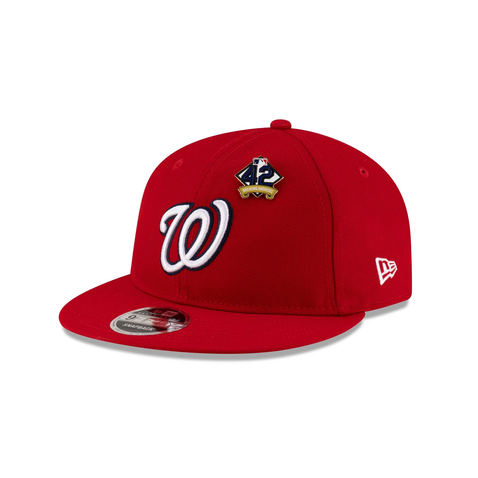 Washington Nationals Jackie Robinson Day 2025 Retro Crown 9FIFTY Snapback Hat