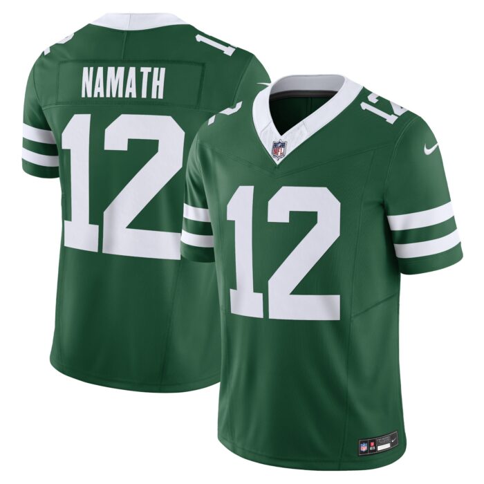 Men’s New York Jets Joe Namath Nike Legacy Green Vapor F.U.S.E. Limited Jersey