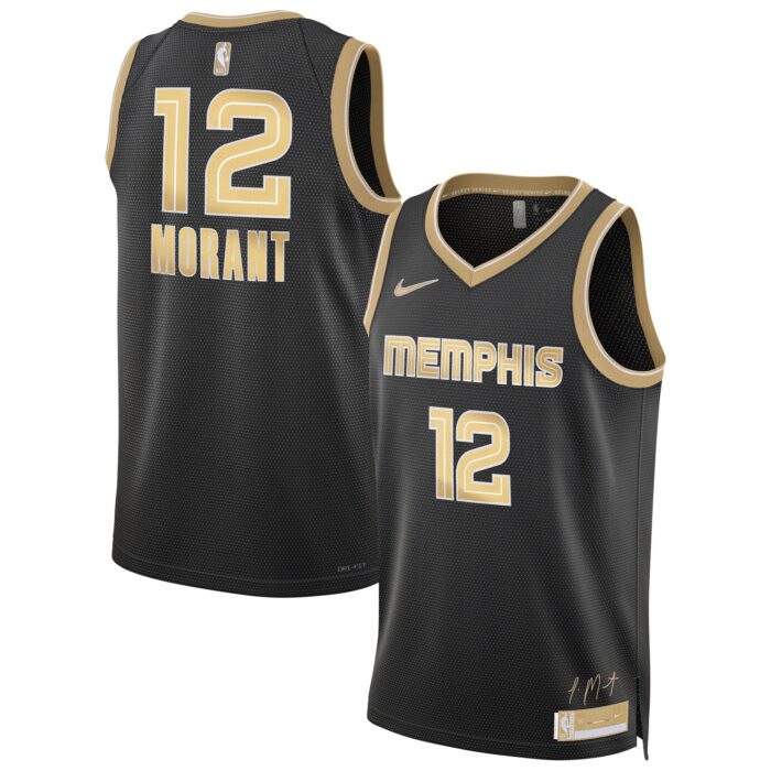 Unisex Memphis Grizzlies Ja Morant Nike Black Select Series Swingman Jersey