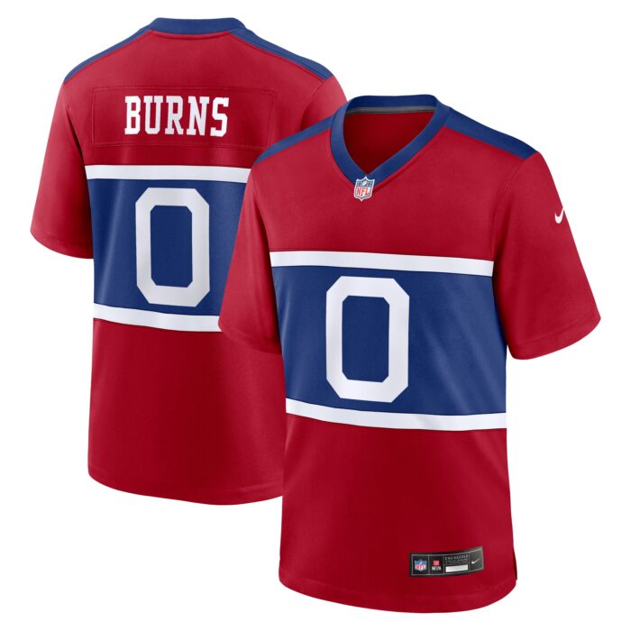 Men’s New York Giants Brian Burns Nike Century Red Alternate Game Jersey