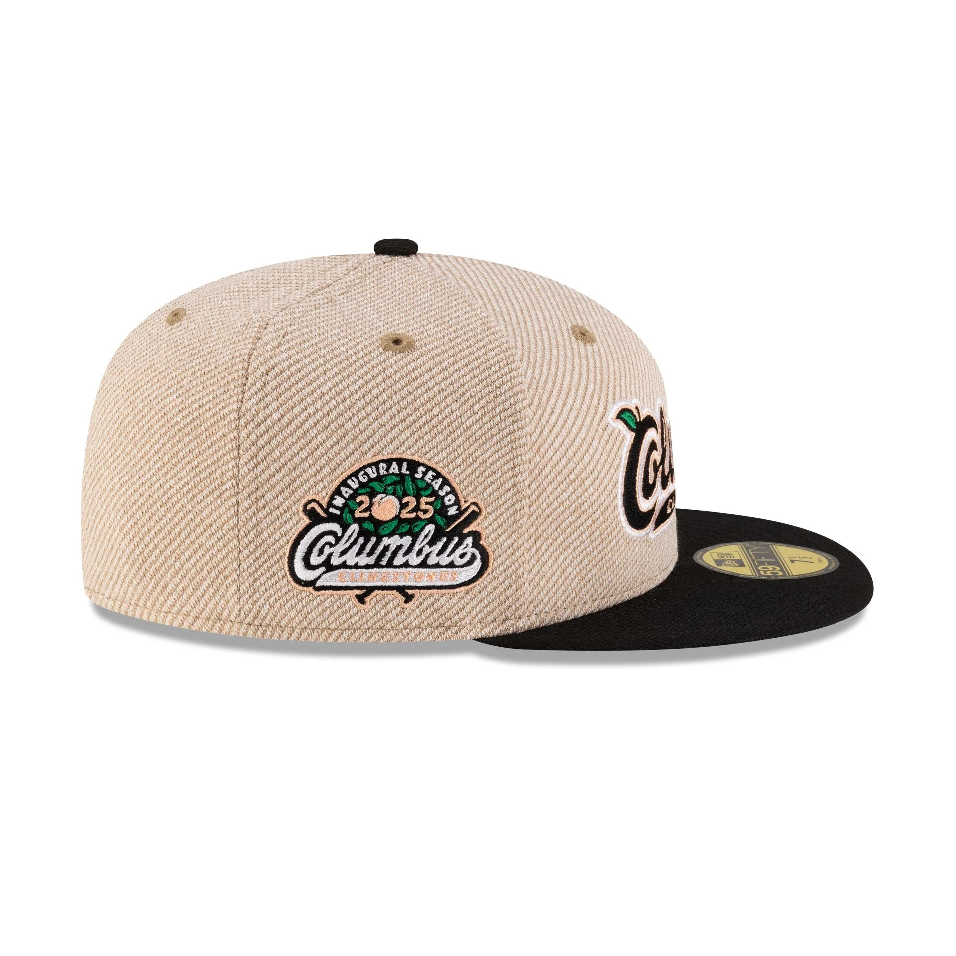 Columbus Clingstones Terry Heather Tan 59FIFTY Fitted Hat