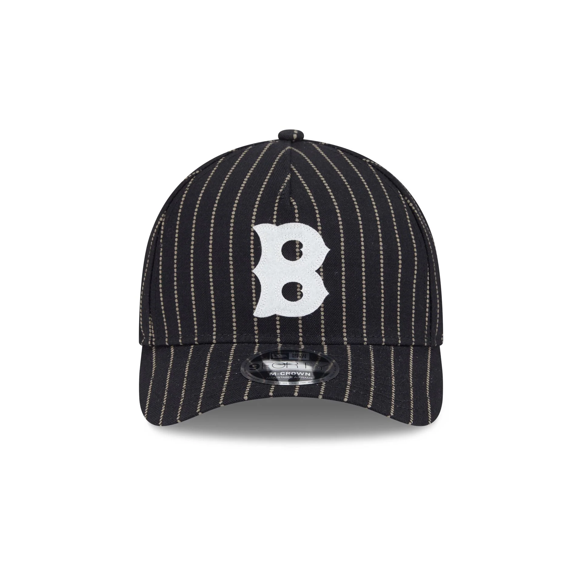 Boston Red Sox Dotted Pinstripe 9FORTY M-Crown A-Frame Adjustable Hat