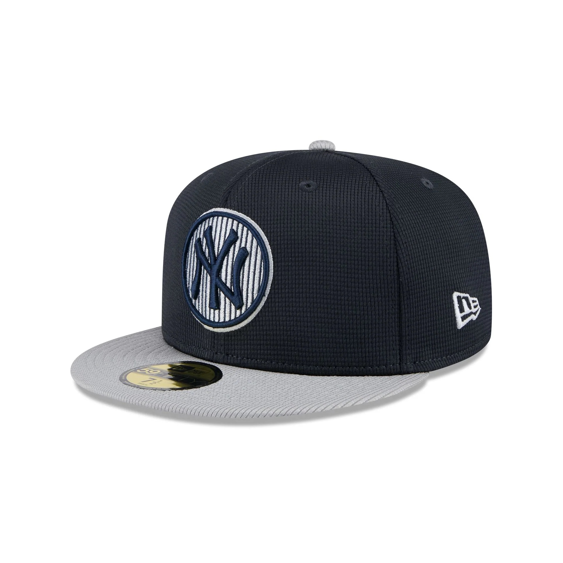 New York Yankees 2025 Batting Practice Gray 59FIFTY Fitted Hat