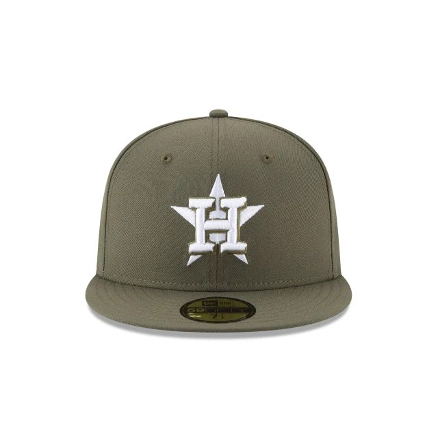 Houston Astros Olive 59FIFTY Fitted Hat
