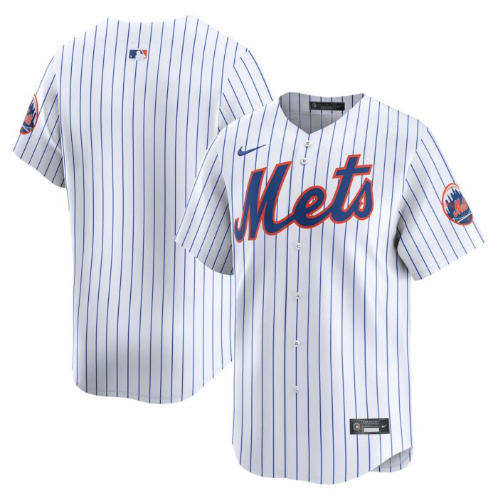 Men’s New York Mets Nike White Home Limited Jersey