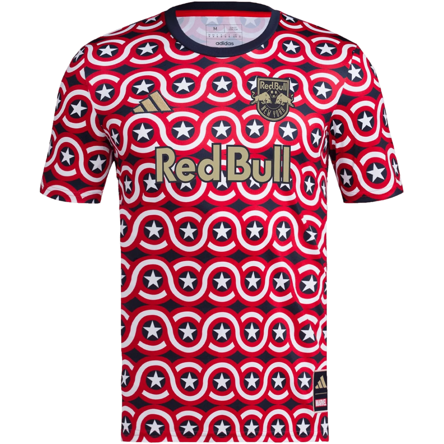 Adidas New York Red Bulls Captain America Pre-Match Jersey