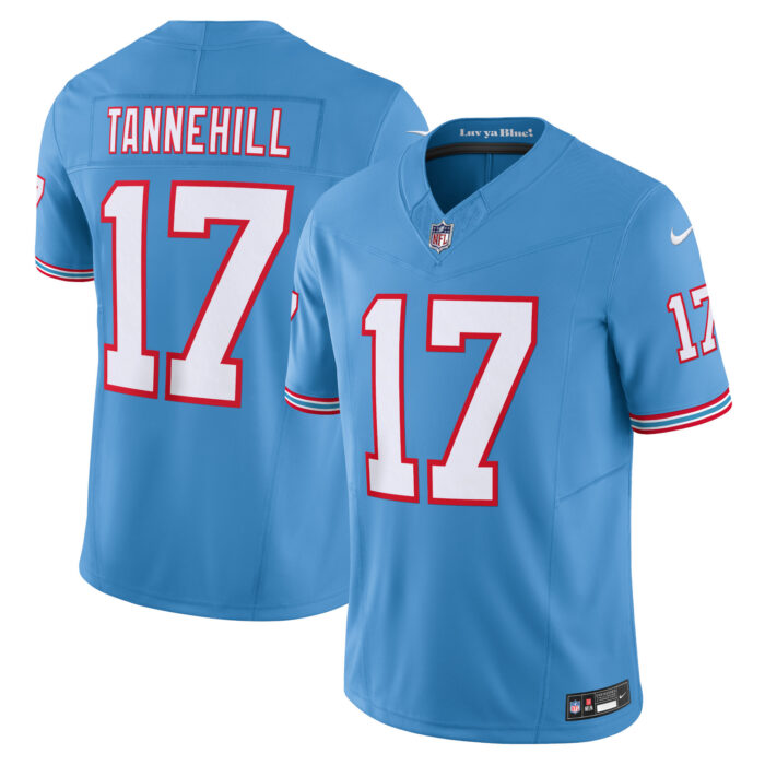 Men’s Tennessee Titans Ryan Tannehill Nike Light Blue Vapor F.U.S.E. Limited Jersey