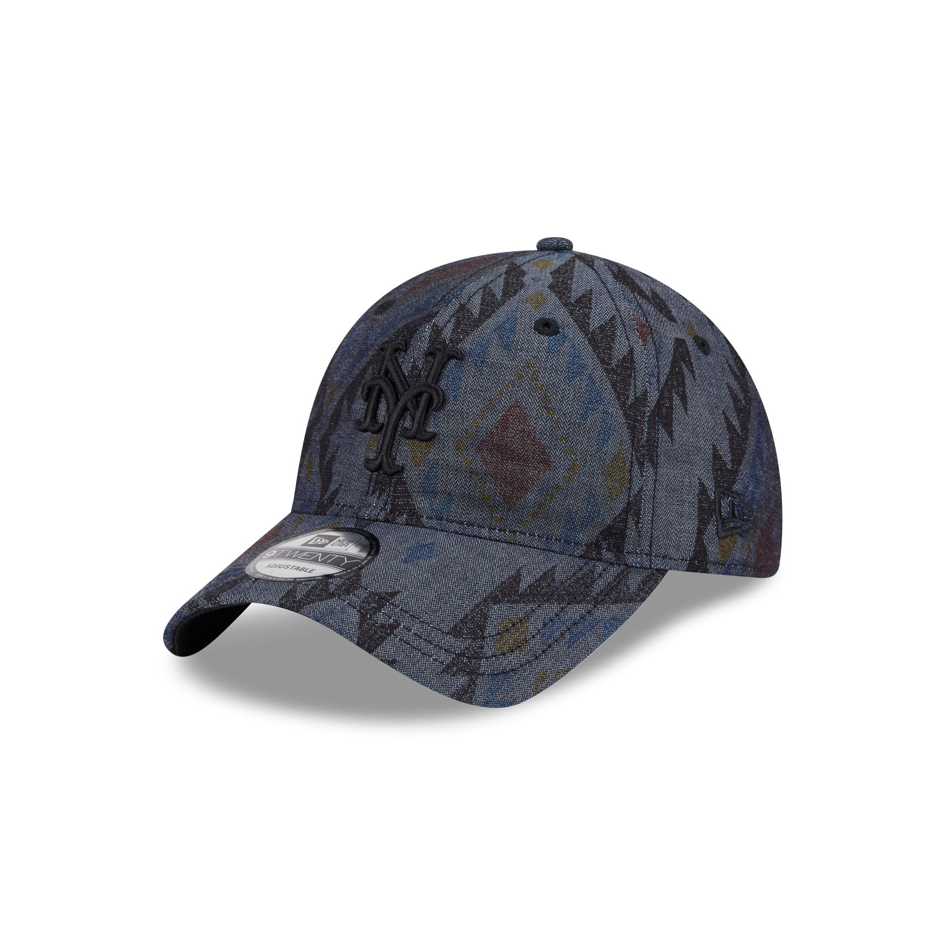 New York Mets Aztec Pattern 9TWENTY Adjustable Hat
