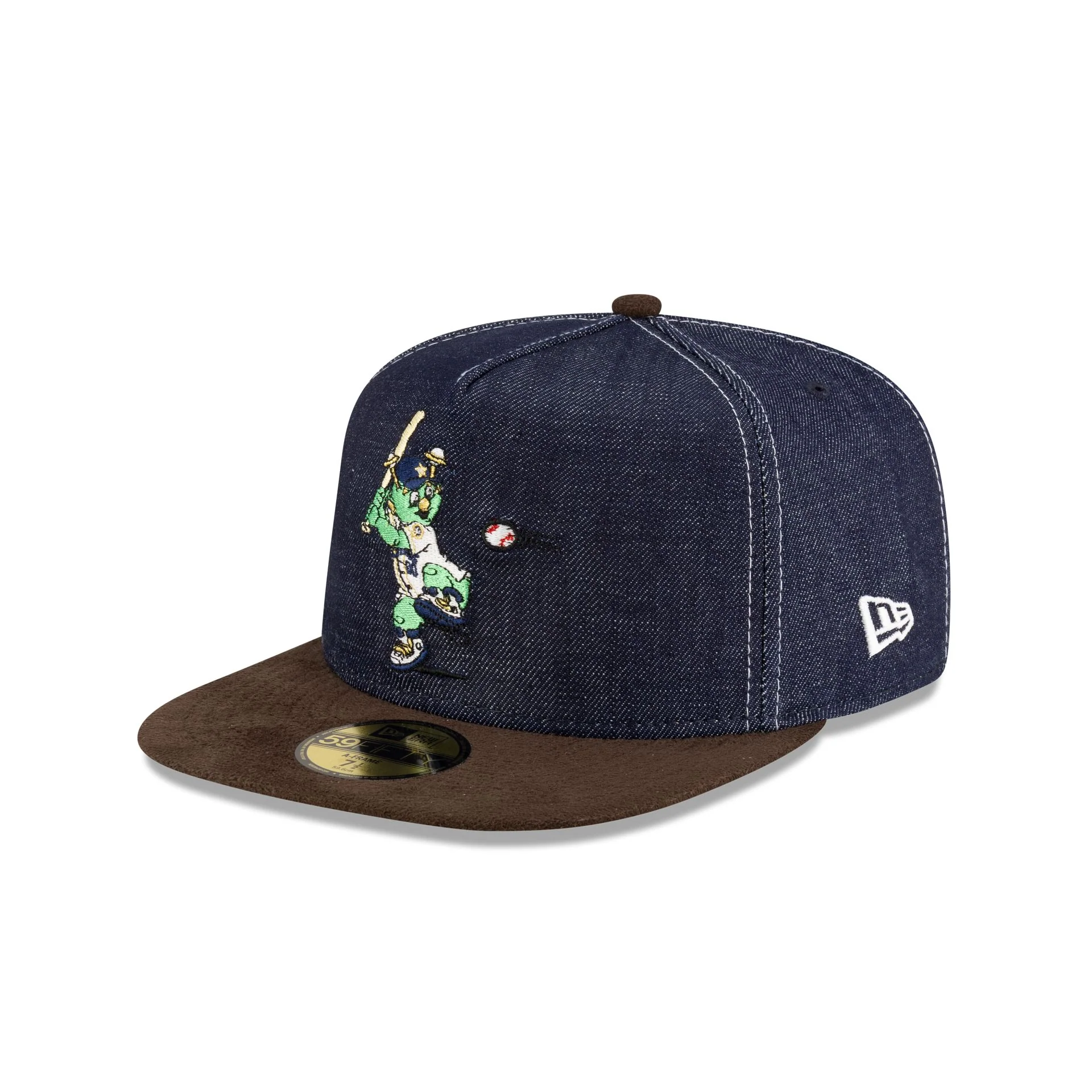 Houston Astros Houston Pack Denim Orbit 59FIFTY A-Frame Fitted Hat