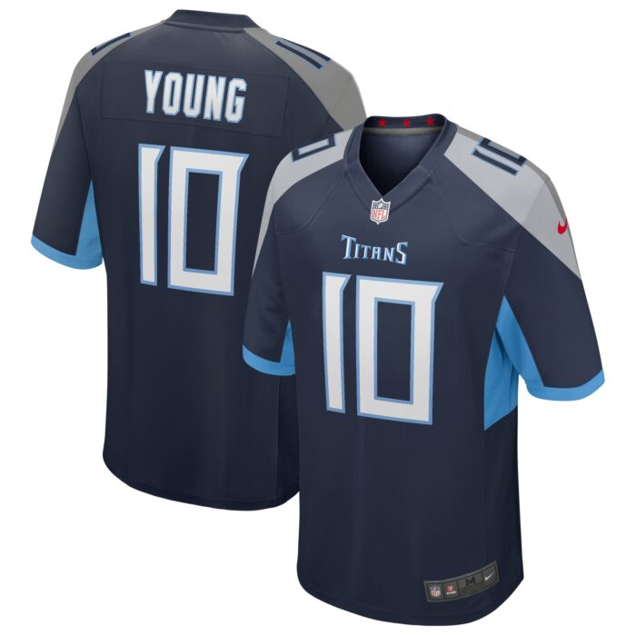 Men’s Tennessee Titans Vince Young Nike Navy Game Retired Player Jersey