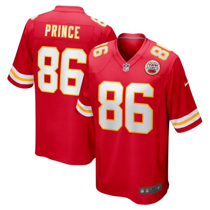 Men’s Kansas City Chiefs Gerrit Prince Nike Red Team Game Jersey