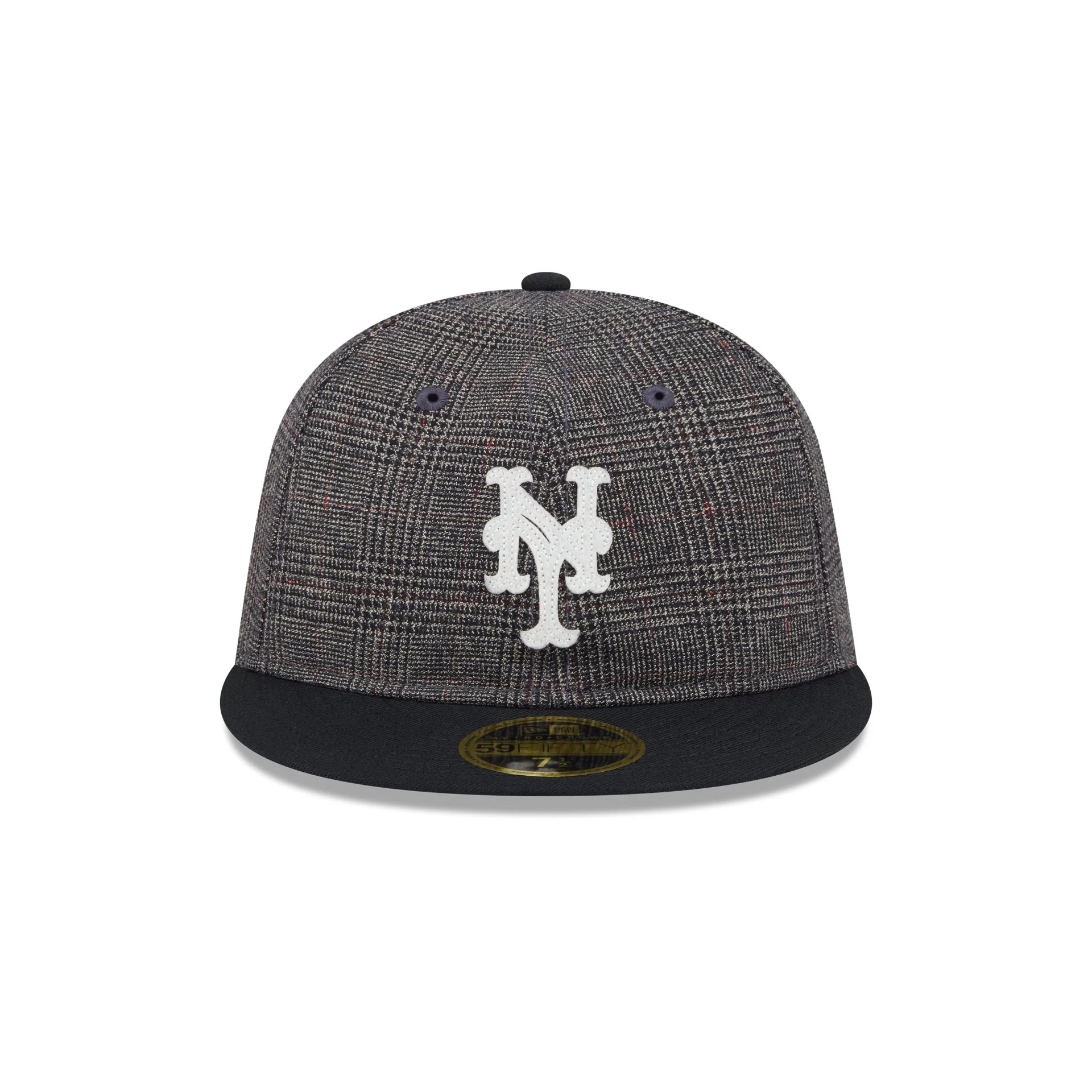 New York Mets Plaid Retro Crown 59FIFTY Fitted Hat