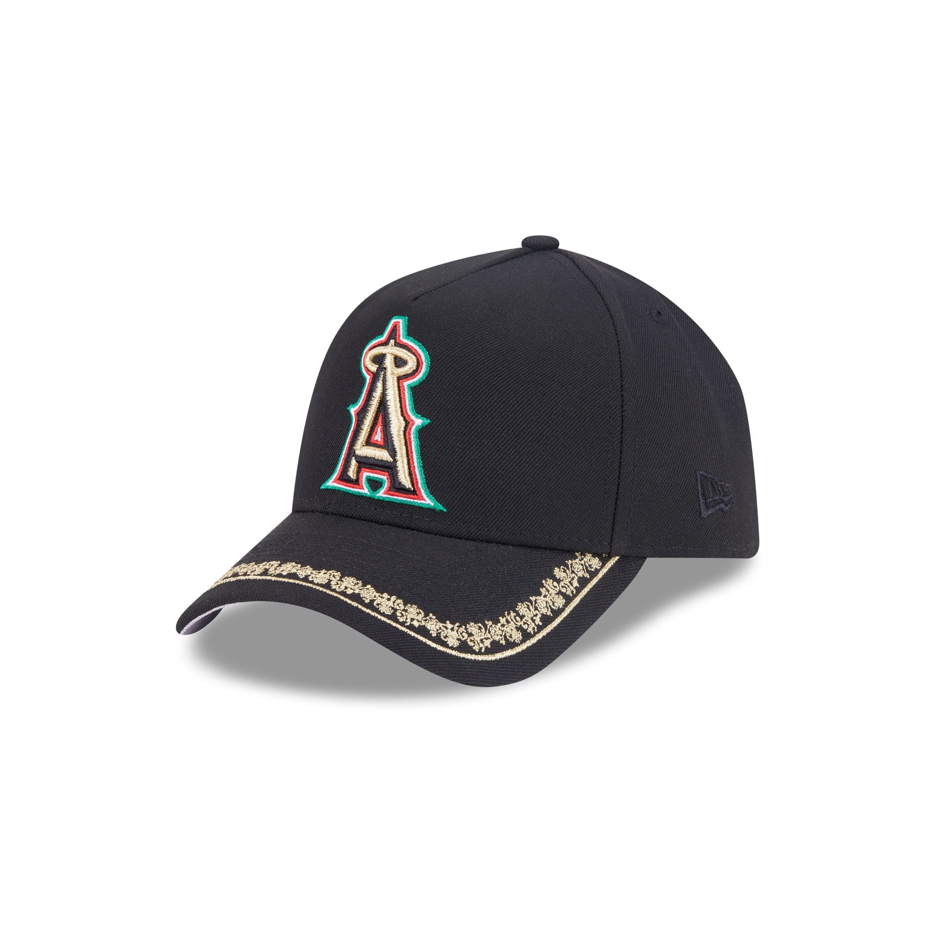 Los Angeles Angels Ornate Visor 9FORTY A-Frame Snapback Hat
