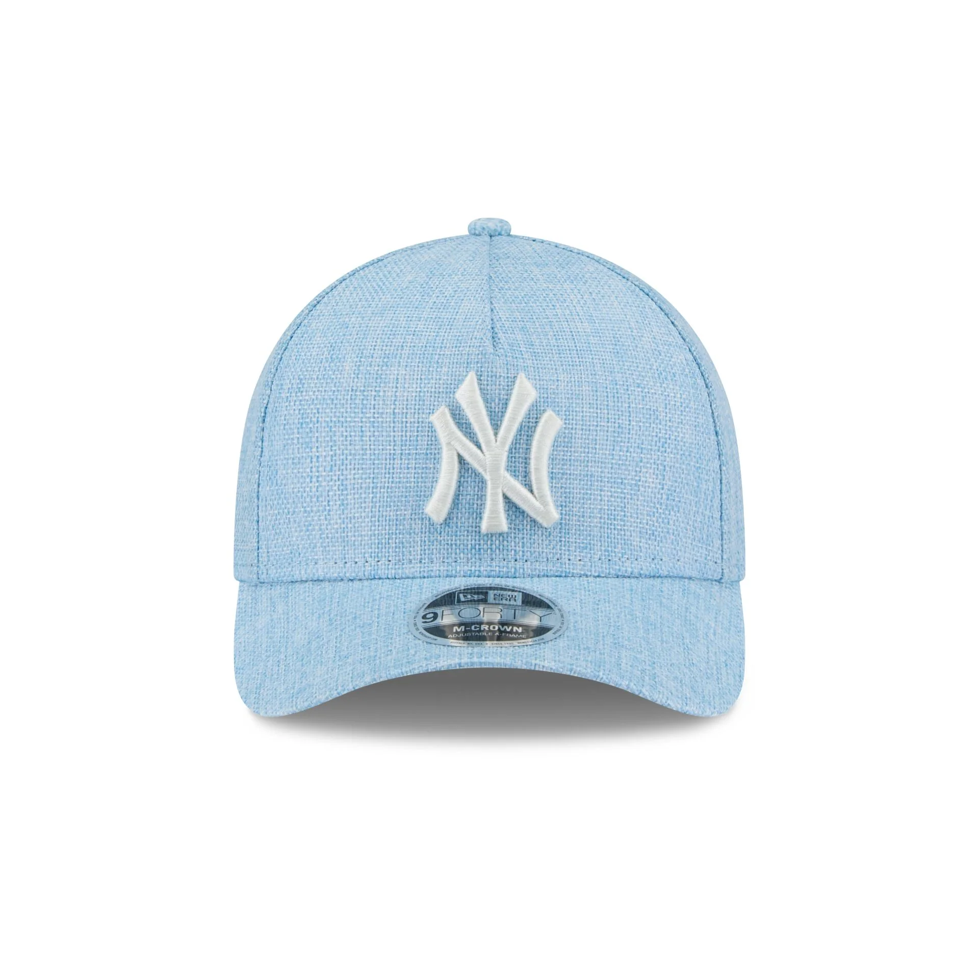 New York Yankees Cotton Weaver Blue 9FORTY M-Crown A-Frame Snapback Hat