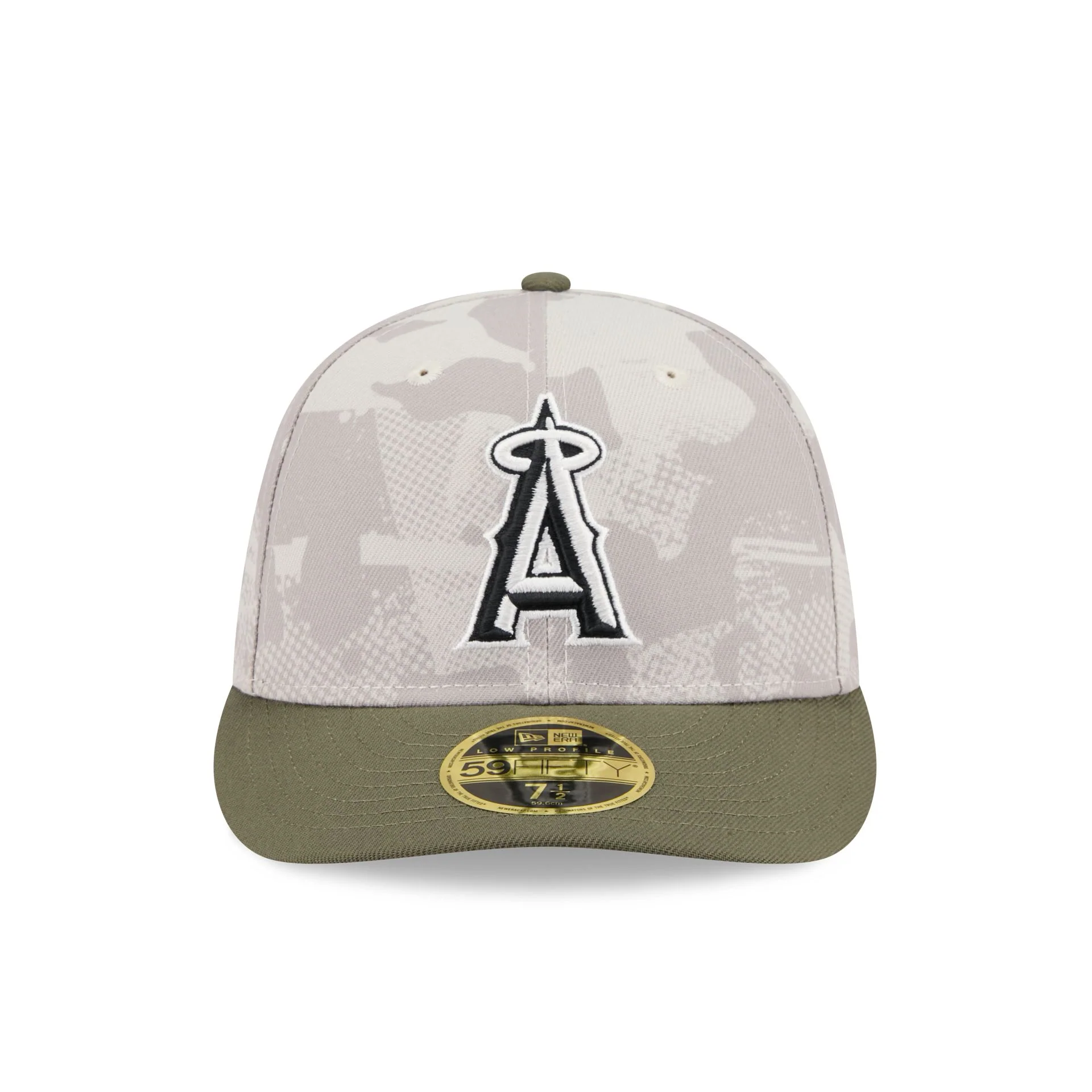 Los Angeles Angels Armed Forces Day 2025 Low Profile 59FIFTY Fitted Hat