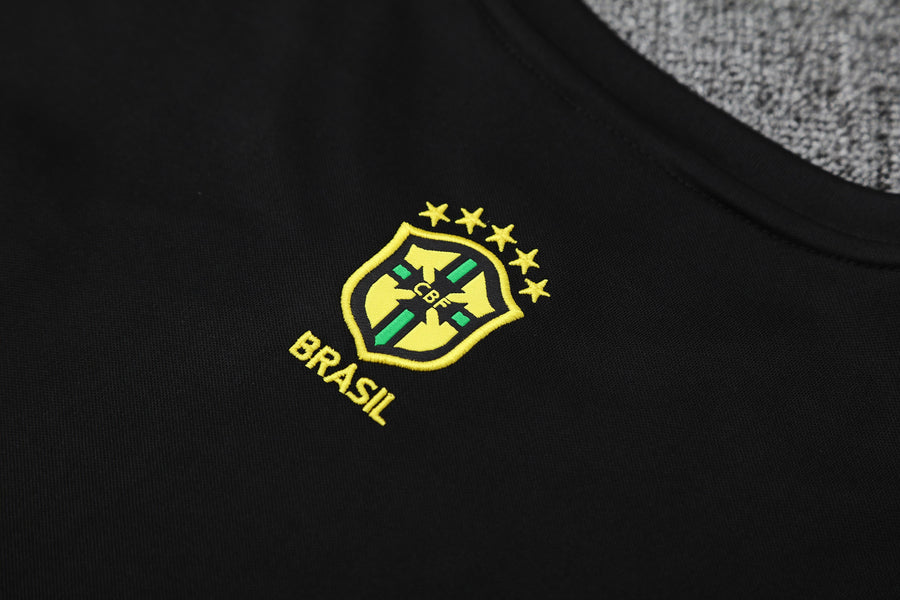 Kit Tank Top + Shorts Brazil Christ the Redeemer Green Training 25/26