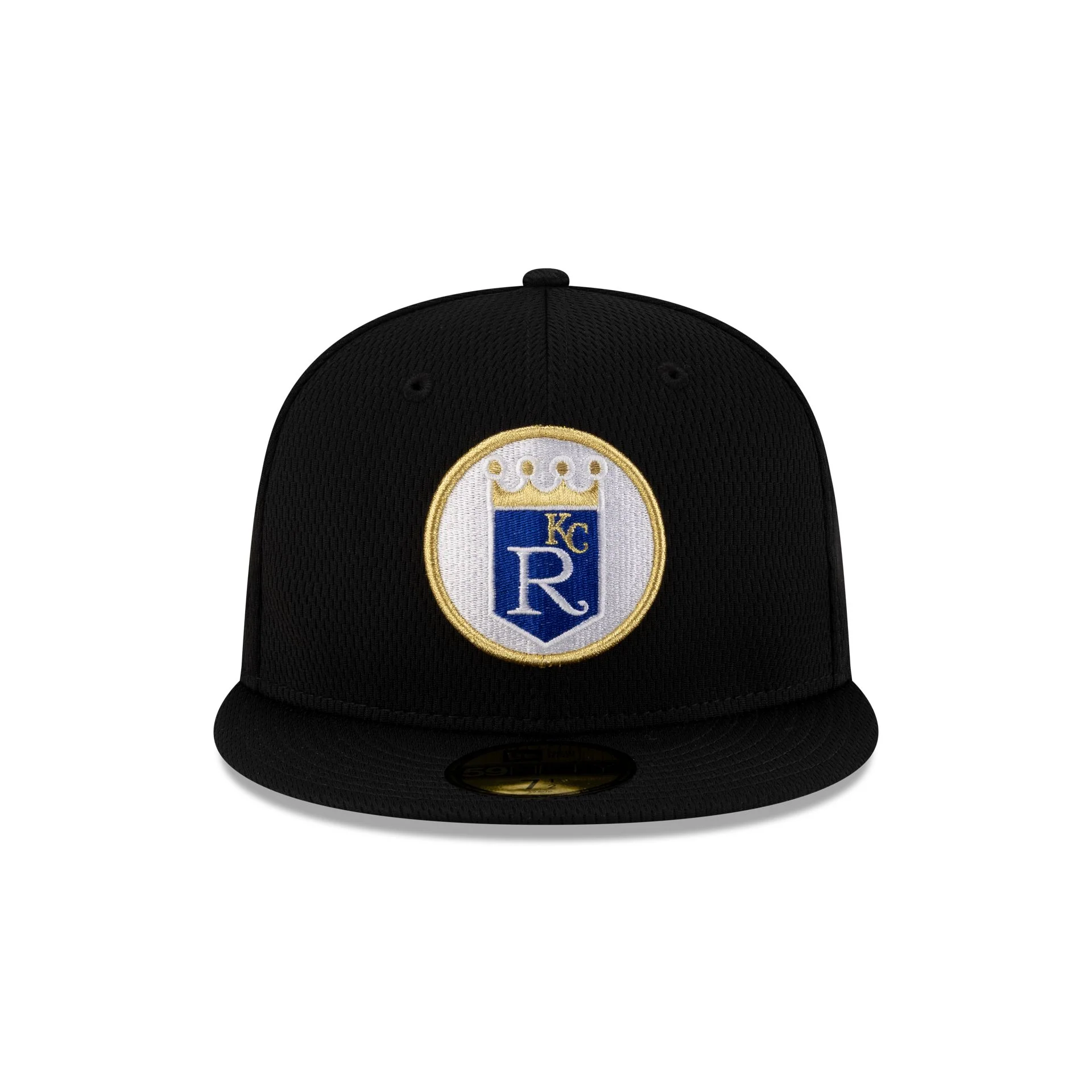 Kansas City Royals 2025 Clubhouse Alt Black 59FIFTY Fitted Hat