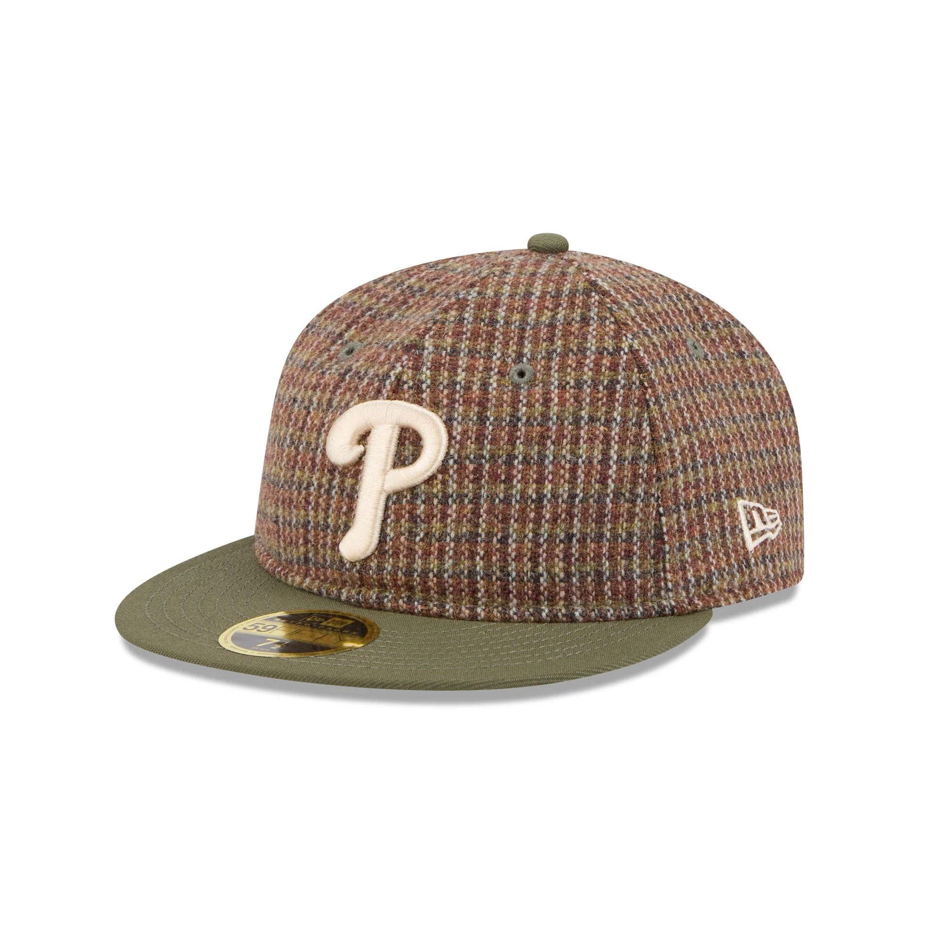 Just Caps Wool Logo Philadelphia Phillies Retro Crown 59FIFTY Fitted Hat