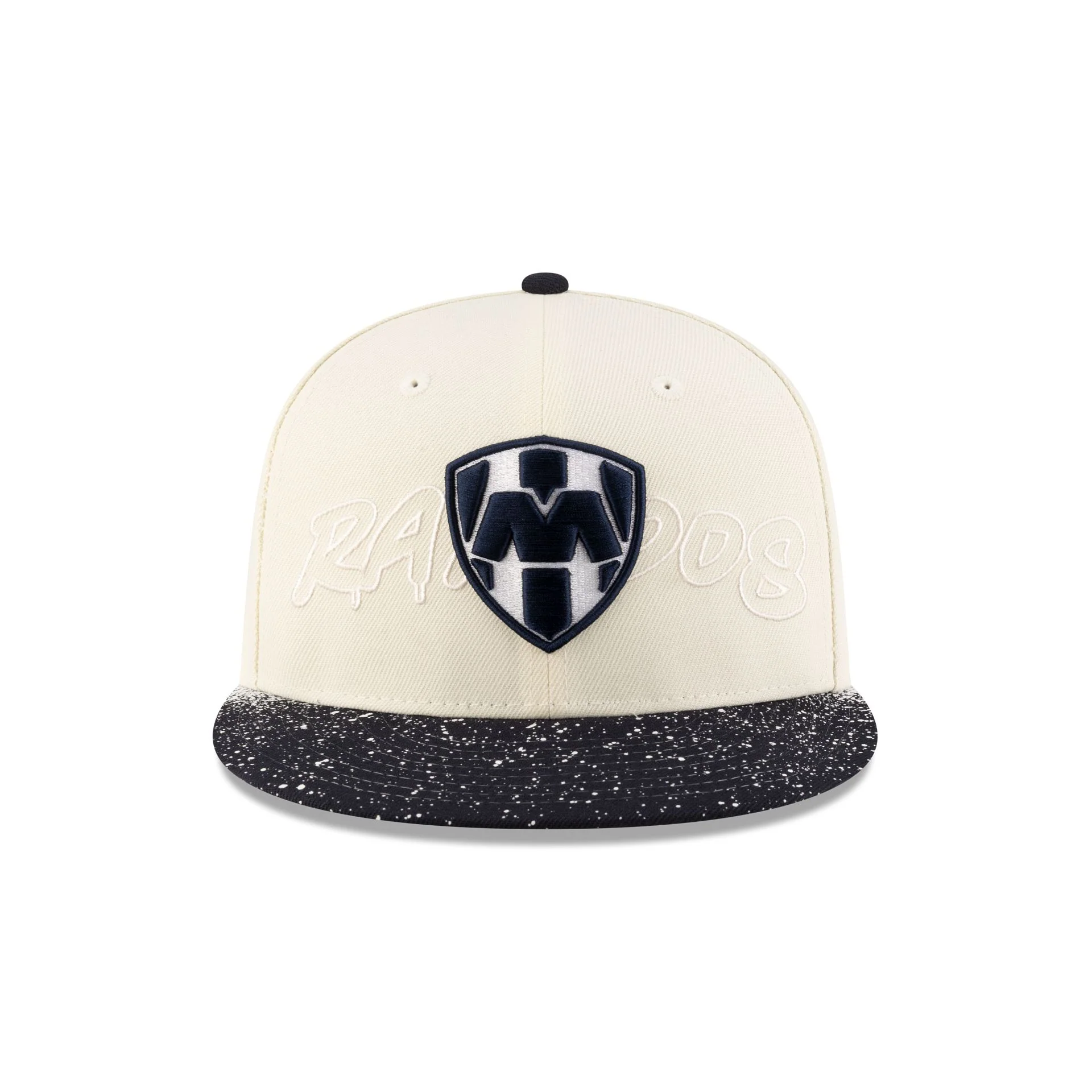 Rayados Splattered Visor 59FIFTY Fitted Hat