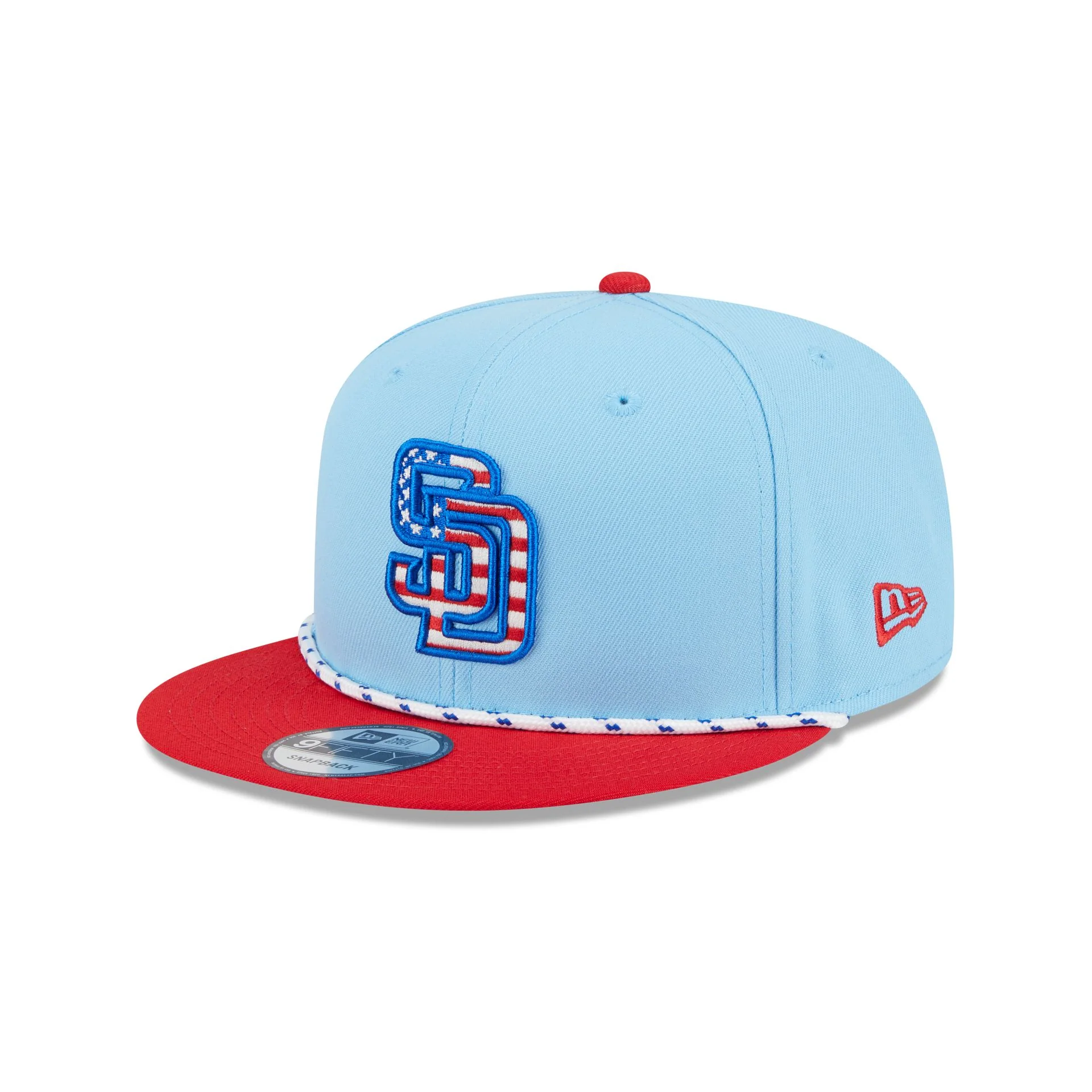 San Diego Padres Independence Day 2025 9FIFTY Snapback Hat