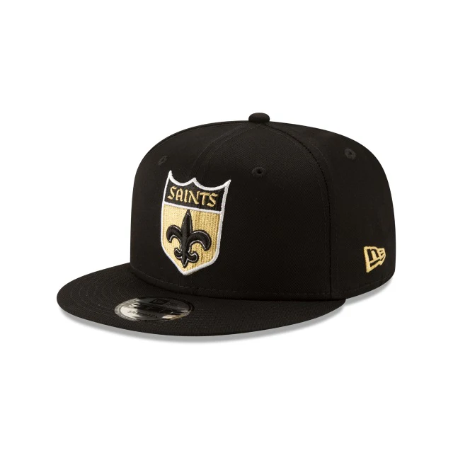 New Orleans Saints Black 9FIFTY Snapback Hat