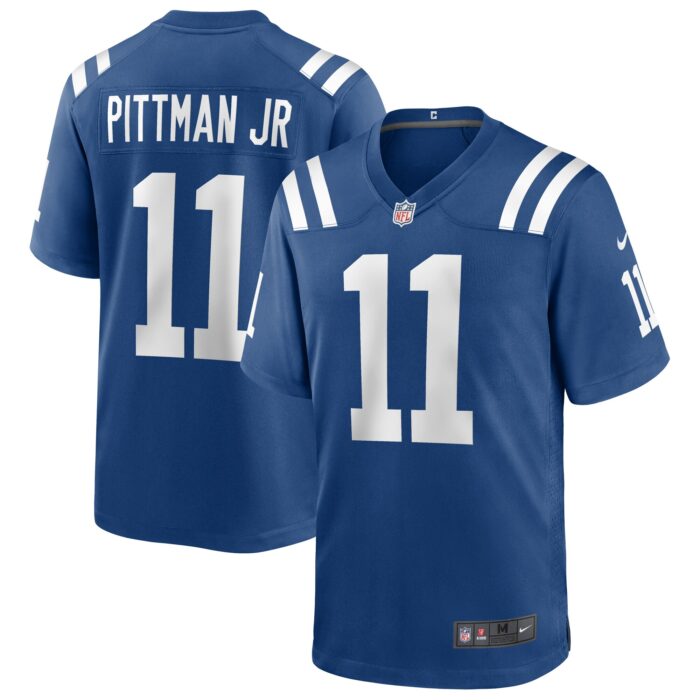 Men’s Indianapolis Colts Michael Pittman Jr. Nike Royal Player Game Jersey