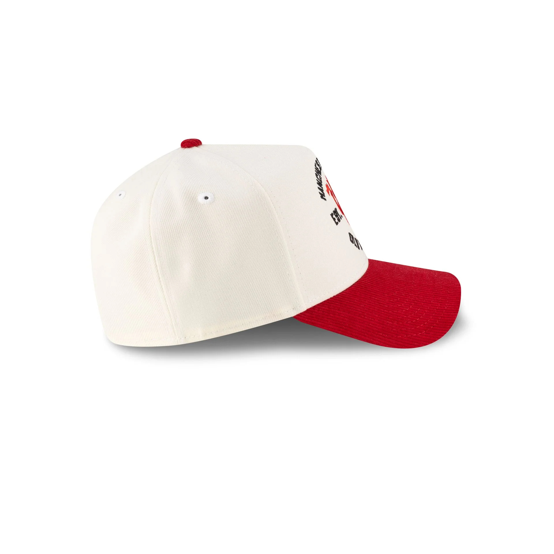 Manchester United FC Chrome White 9FORTY A-Frame Snapback Hat